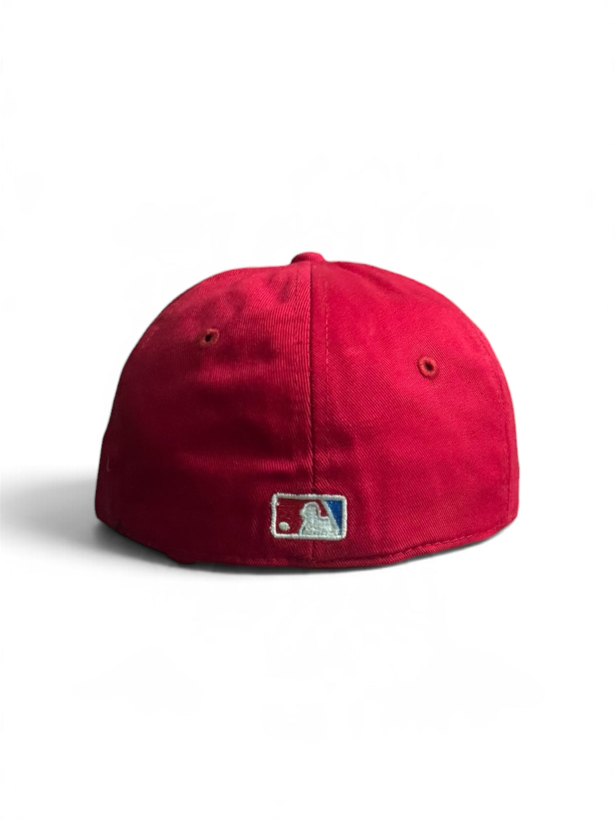 Suggested Name: New York Yankees "NYC USA" Scarlet Gothic 59FIFTY Fitted Cap