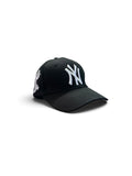 Men’s Black Fitted Cap with Dragon Embroidery | Stylish Baseball Cap